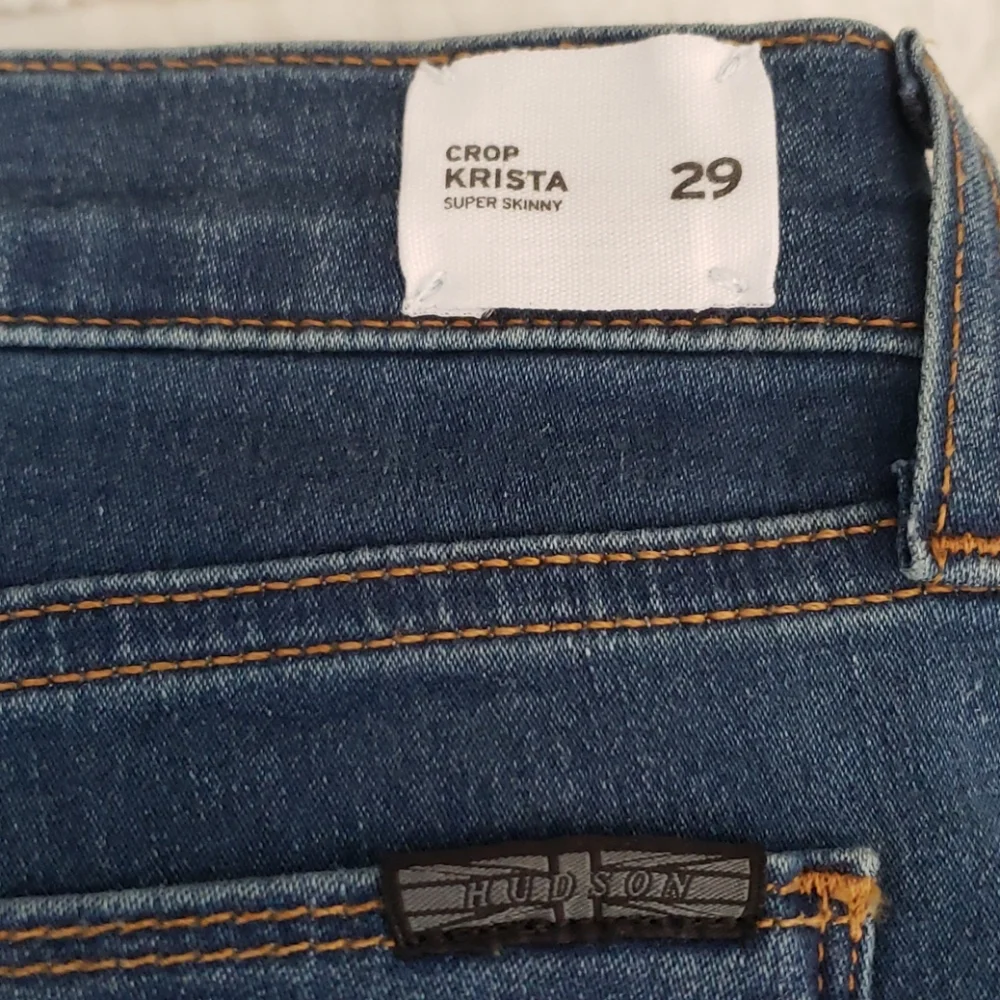 Hudson Crop Krista Super Skinny Jeans